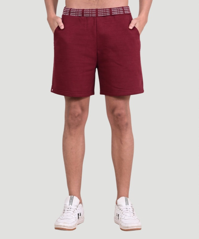 Indusvale Men's Colorblock Multicolor T-Shirt & Solid Short Set